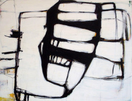 A9-2, Mischtechnik auf Leinwand, 130x170x5cm, 2022