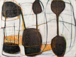 B1-1, Mischtechnik auf Leinwand, 120x160x6cm, 2024