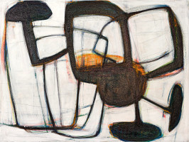 B1-3, Mischtechnik auf Leinwand, 120x160x6cm, 2024