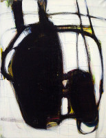 B3-4, Mischtechnik auf Leinwand, 90x70x5cm, 2025