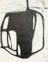 B3-5, Mischtechnik auf Leinwand, 90x70x5cm, 2025