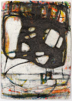 LZ2-1, Mischtechnik auf Bütten, ca. 140x100cm, 2023