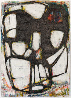 LZ2-2, Mischtechnik auf Bütten, ca. 140x100cm, 2023