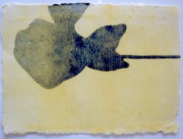 Ohne Titel, Gouache und Bienenwachs auf Bütten, ca. 15x20cm, 2020