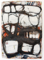 TDZ2-2R, Mischtechnik auf Bütten, ca. 140x100cm, 2022